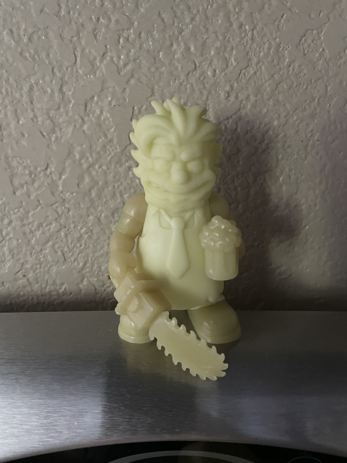 Drunk Face Glow Vinyl Butch-O-Vision 2016 Rare in box Texas Chainsaw Simpsons