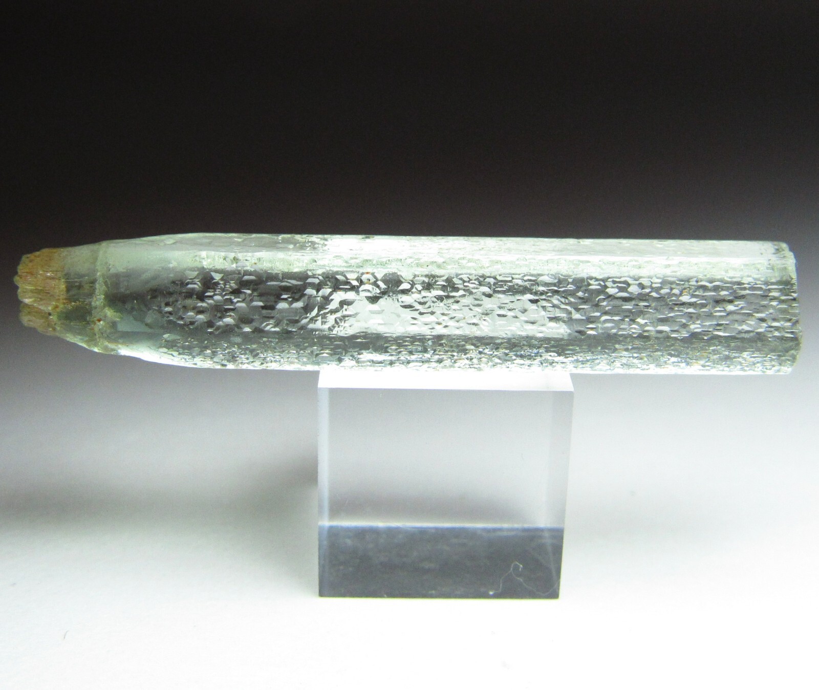 SPECTACULAR GLASSY ETCHED GEM AQUAMARINE BERYL CRYSTAL SONGEA TANZANIA