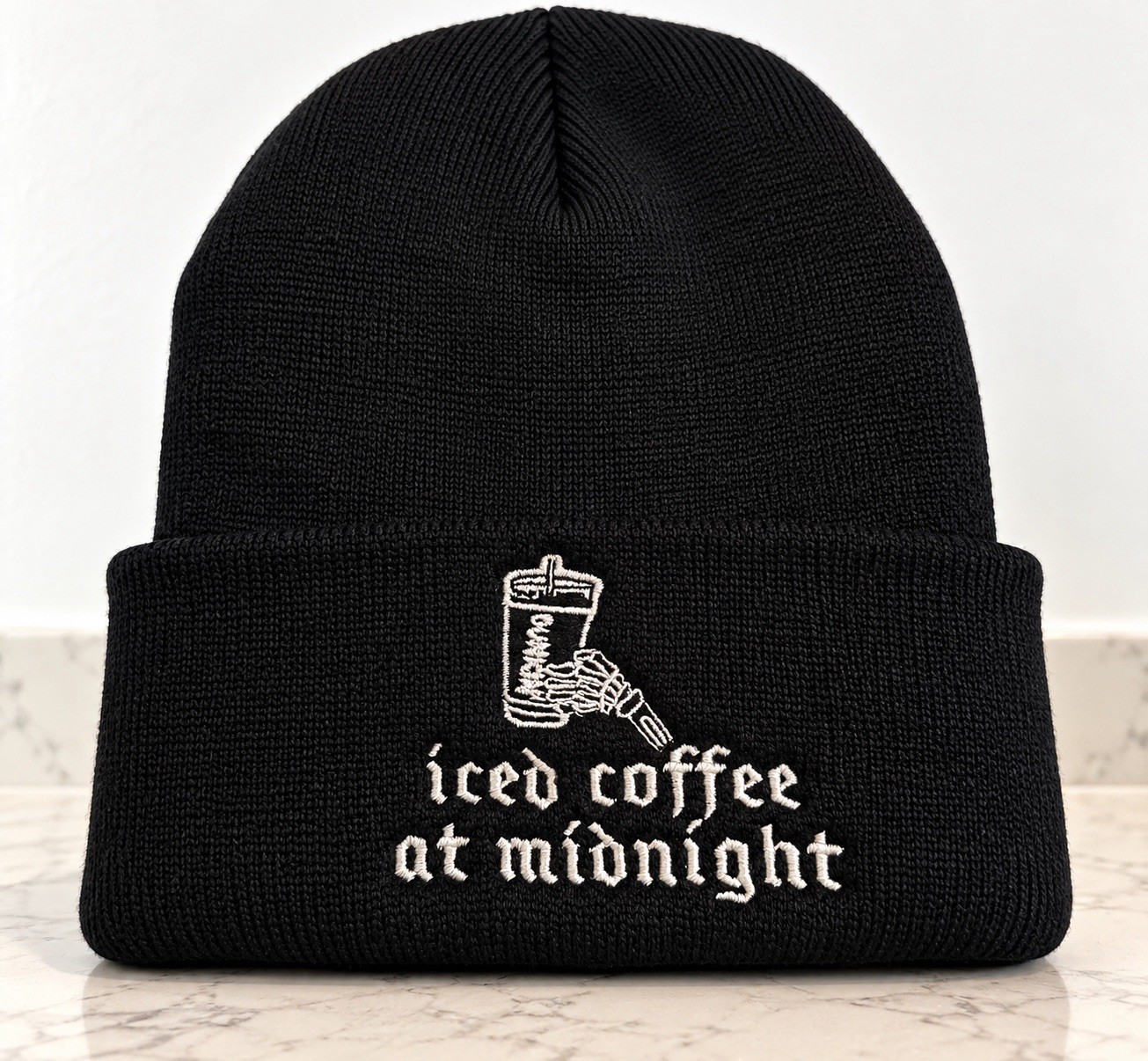 Dunkin Salem Iced Coffee At Midnight Black Beanie Halloween 2026 RARE Exclusive Dunkin Salem Iced Coffee At Midnight Black Beanie Halloween 2026 RARE Exclusive