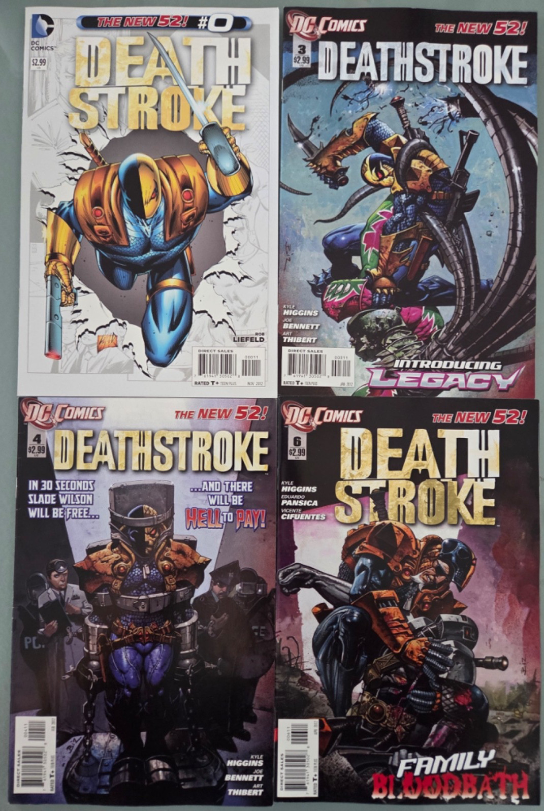 DEATHSTROKE SET OF 17 ISSUES (2011) DC 52 COMICS NEAR COMPLETE SERIES #0,1-20 DEATHSTROKE SET OF 17 ISSUES (2011) DC 52 COMICS NEAR COMPLETE SERIES #0,1-20