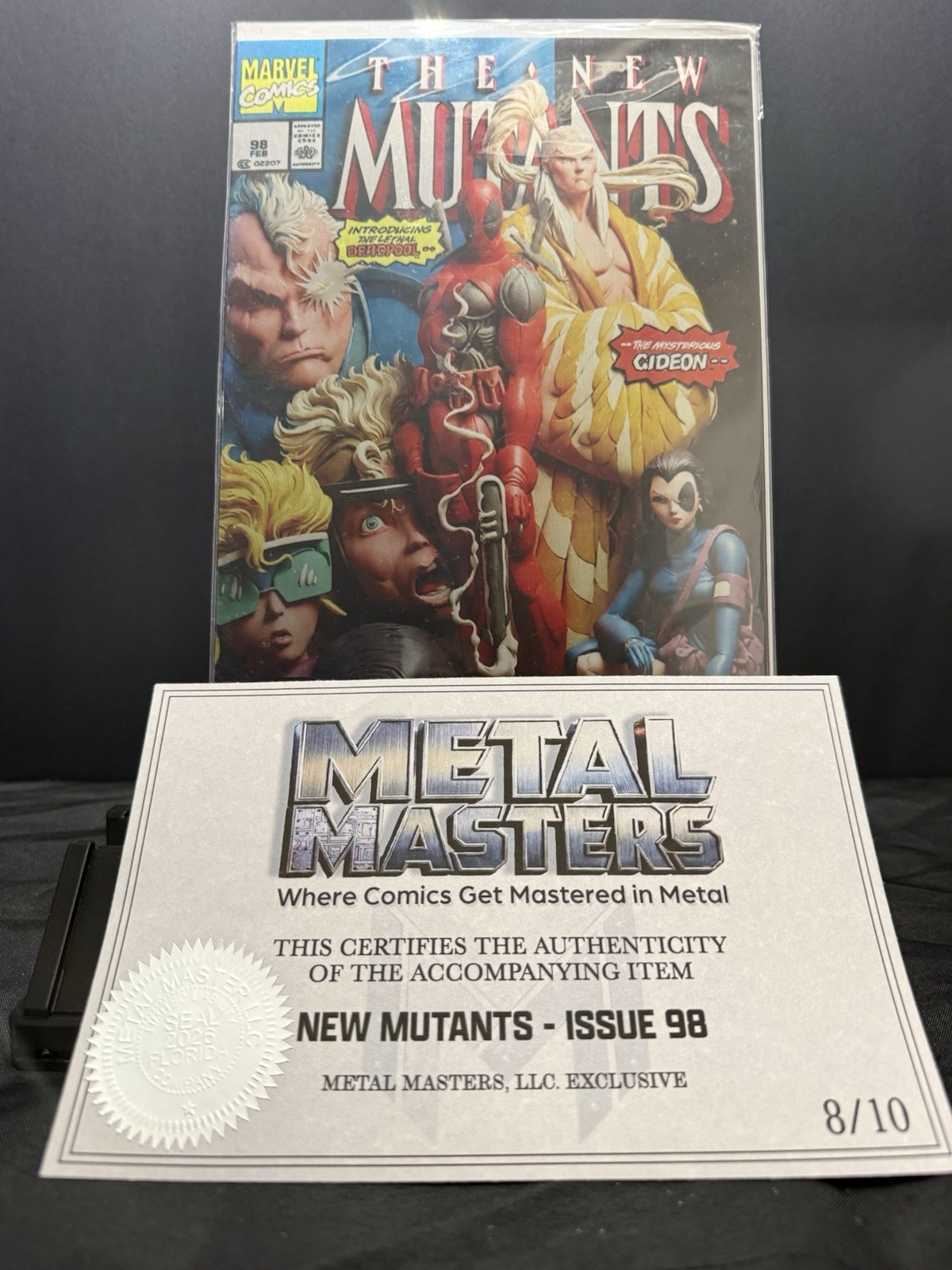 Marvel Comics The New Mutants #98 METAL VARIANT 🔥🔥🔥 Marvel Comics The New Mutants #98 METAL VARIANT 🔥🔥🔥