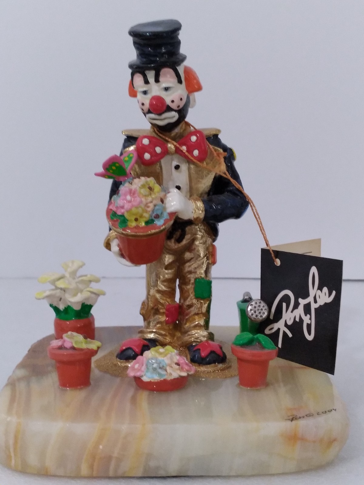 Ron Lee "SPRING FLOWERS" Clown Sculpture ~ Limited Edition #165 of 750 - Signed