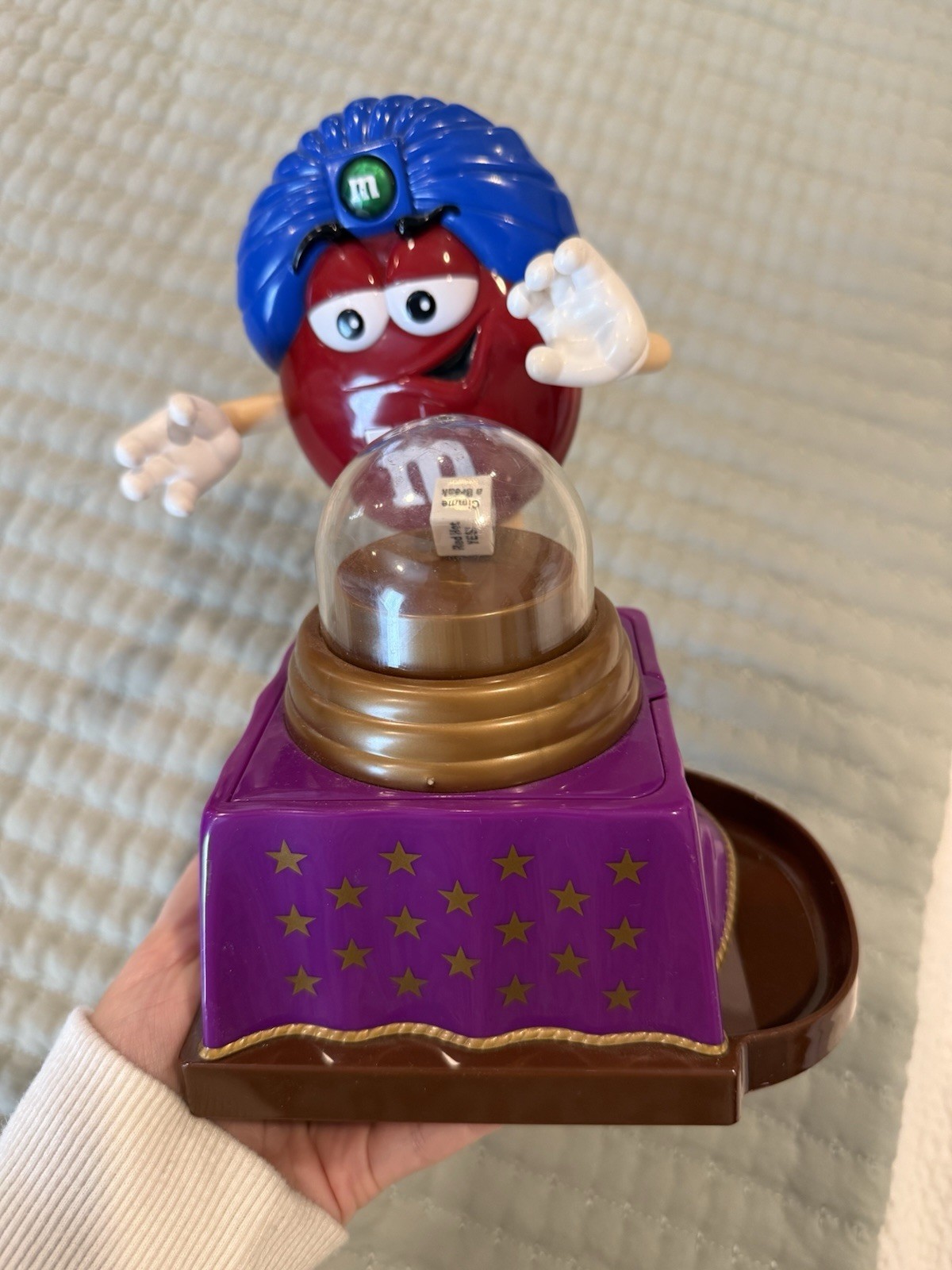 M&M's Red Fortune Teller With Pop Up Candy Dispenser Unique Collectible M&M's Red Fortune Teller With Pop Up Candy Dispenser Unique Collectible