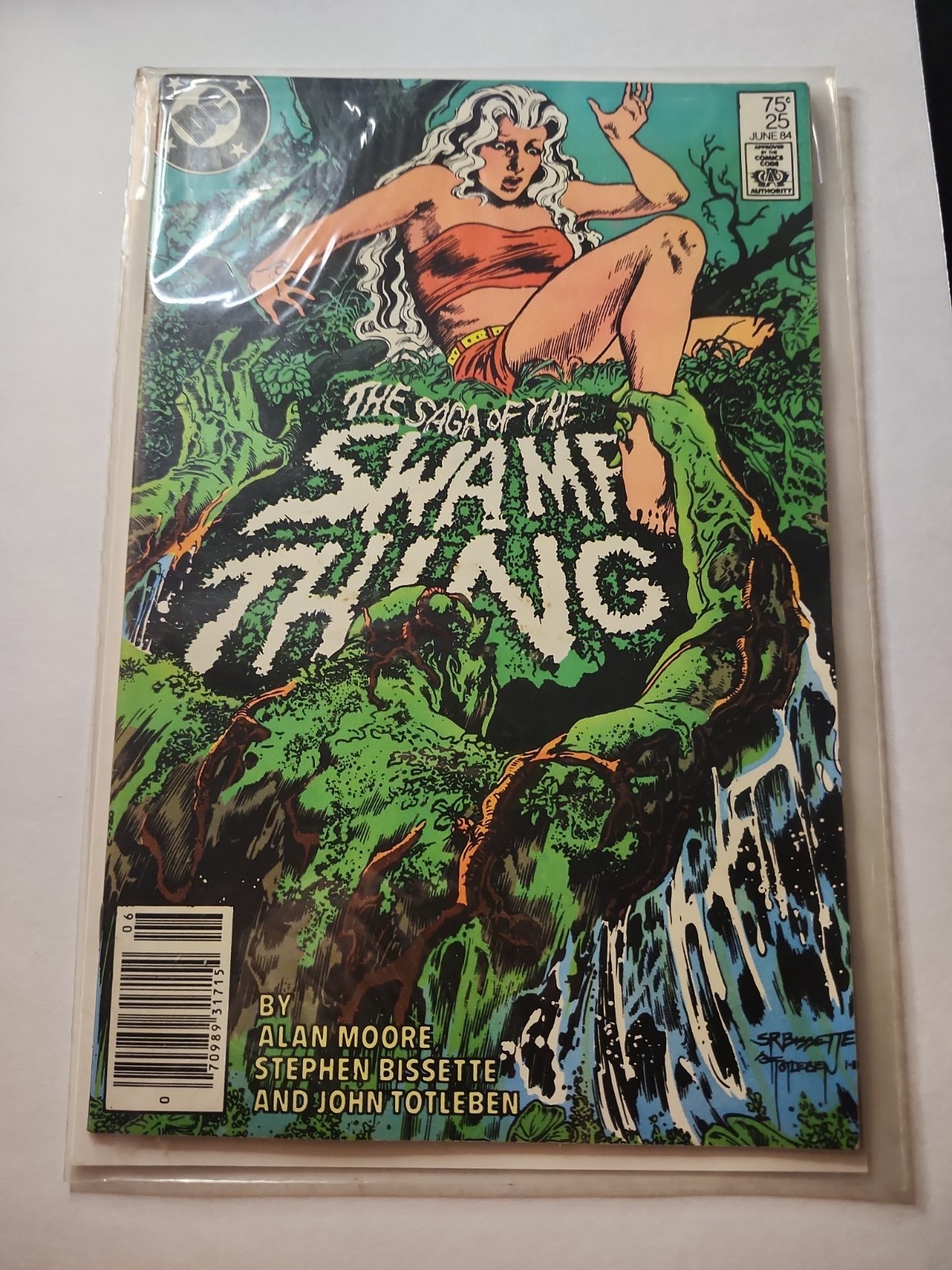 Saga Of The Swamp Thing #25 1984 DC Comics 1st Cameo John Constantine 