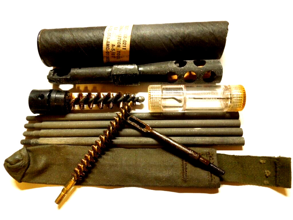 Original 1967 .308 Springfield 7.62x51mm Nato Butt Stock Cleaning Kit COMPLETE Original 1967 .308 Springfield 7.62x51mm Nato Butt Stock Cleaning Kit COMPLETE