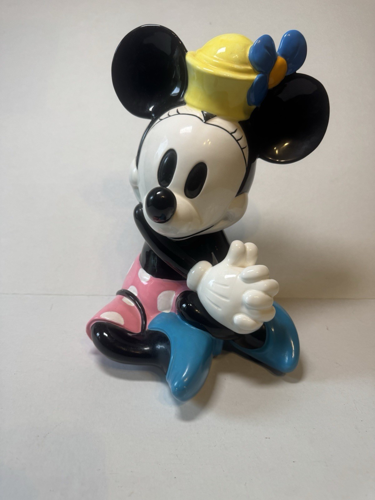 Vintage Schmid Minnie Mouse Ceramic Music Box “It’s A Small World ” TESTED Vintage Schmid Minnie Mouse Ceramic Music Box “It’s A Small World ” TESTED