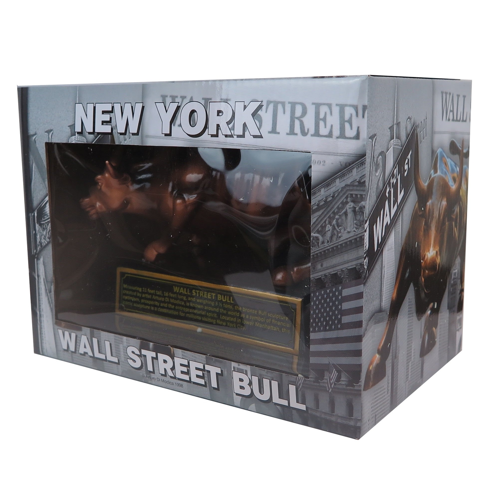 Wall Street Bull Stock Market NYC Figurine Statue 3.5 Inches Wall Street Bull Stock Market NYC Figurine Statue 3.5 Inches