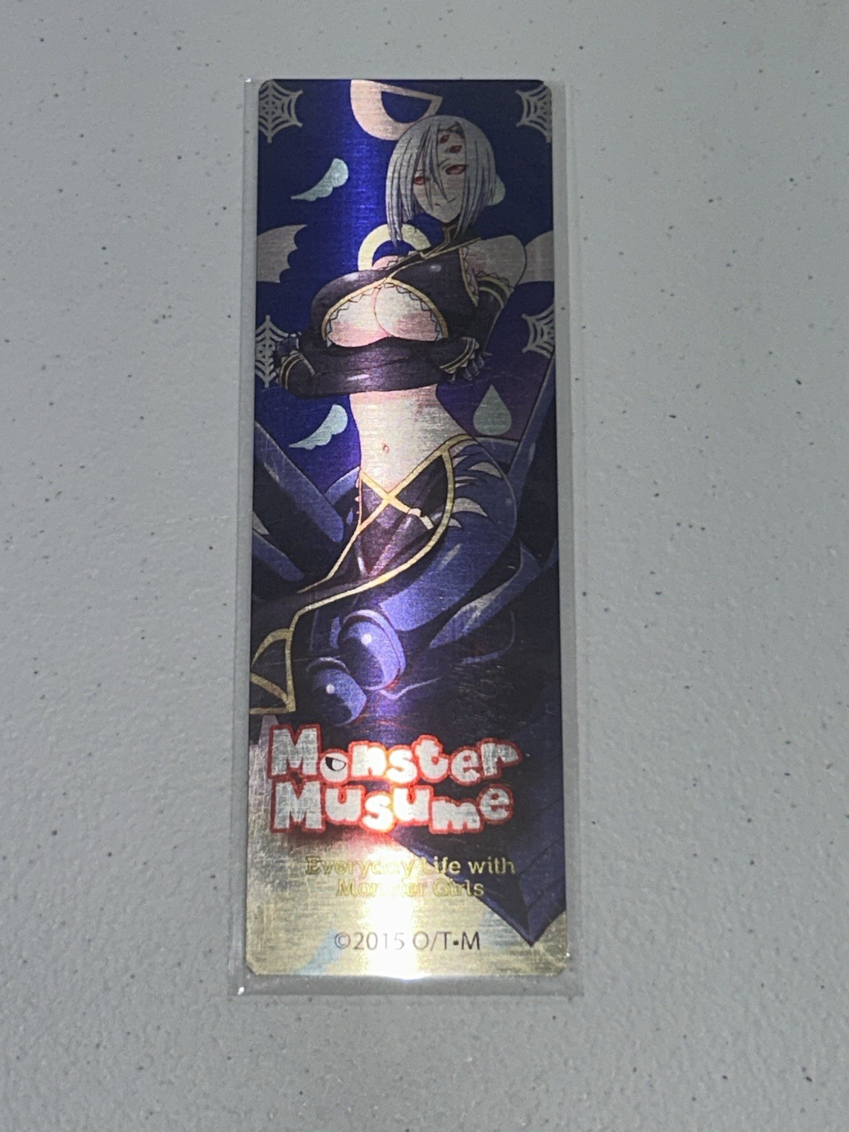 NEW Monster Musume 2x6” Rachnera Arachnera Posing Promotional Metal Bookmark NEW Monster Musume 2x6” Rachnera Arachnera Posing Promotional Metal Bookmark