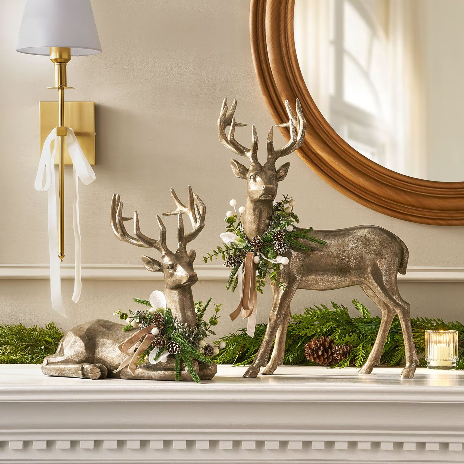 Member's Mark Holiday Deer Décor, Set of 2 Member's Mark Holiday Deer Décor, Set of 2