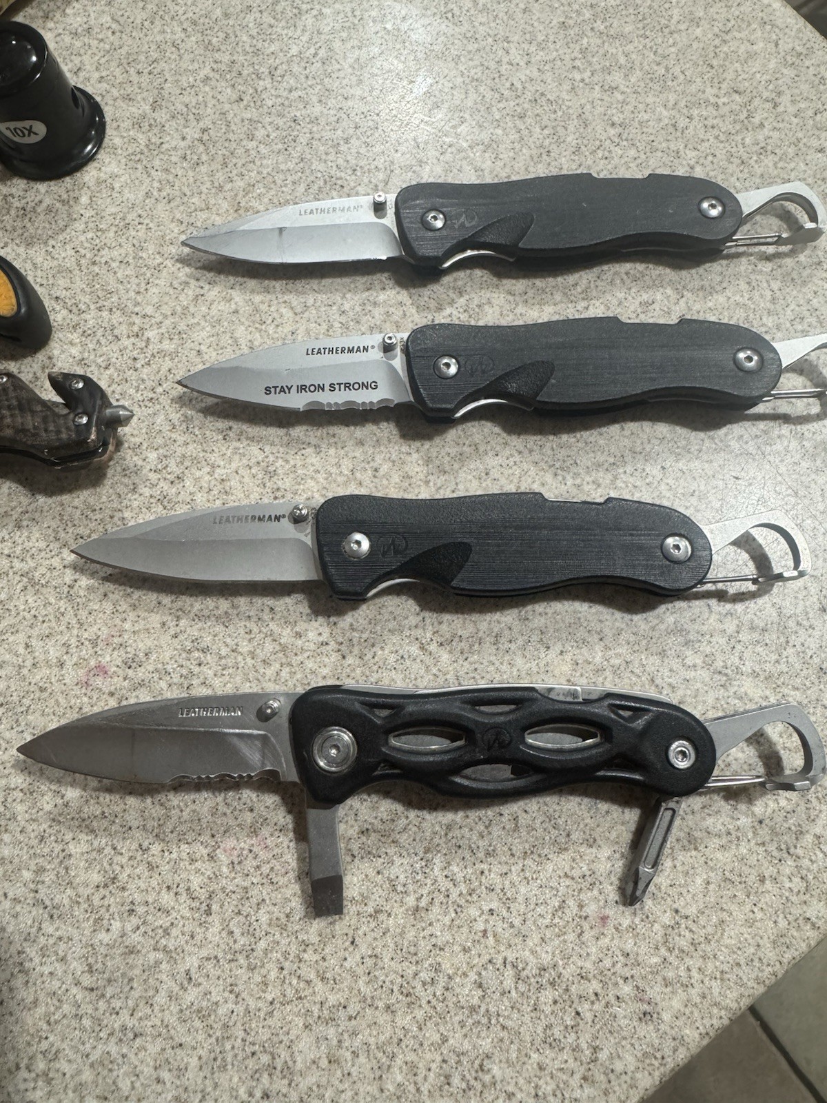 leatherman crater c33 Knife 4 Piece Lot leatherman crater c33 Knife 4 Piece Lot