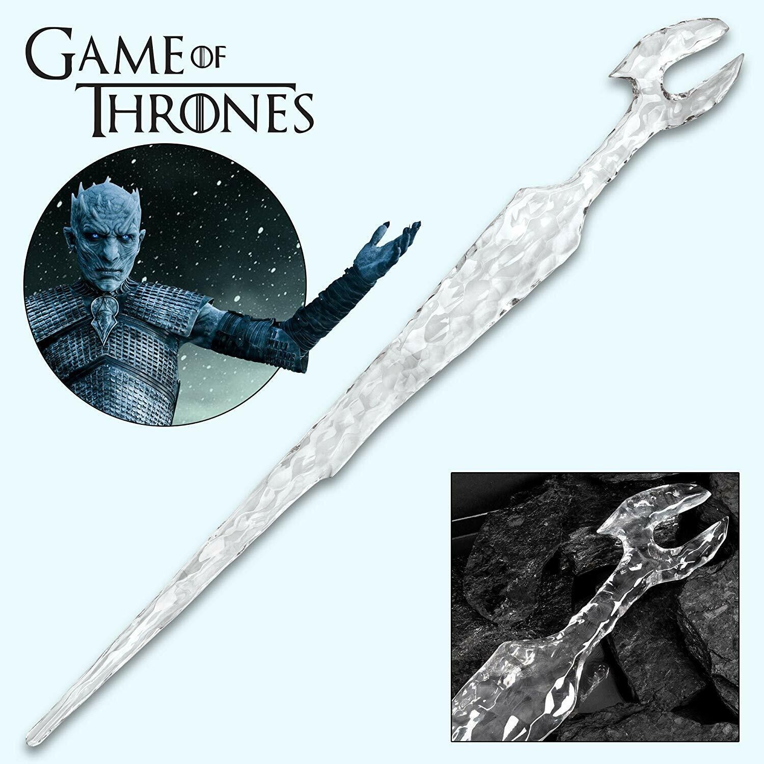 New 42" VALYRIAN STEEL WHITE WALKER ICE SWORD Prop Replica HBO Game of Thrones New 42" VALYRIAN STEEL WHITE WALKER ICE SWORD Prop Replica HBO Game of Thrones