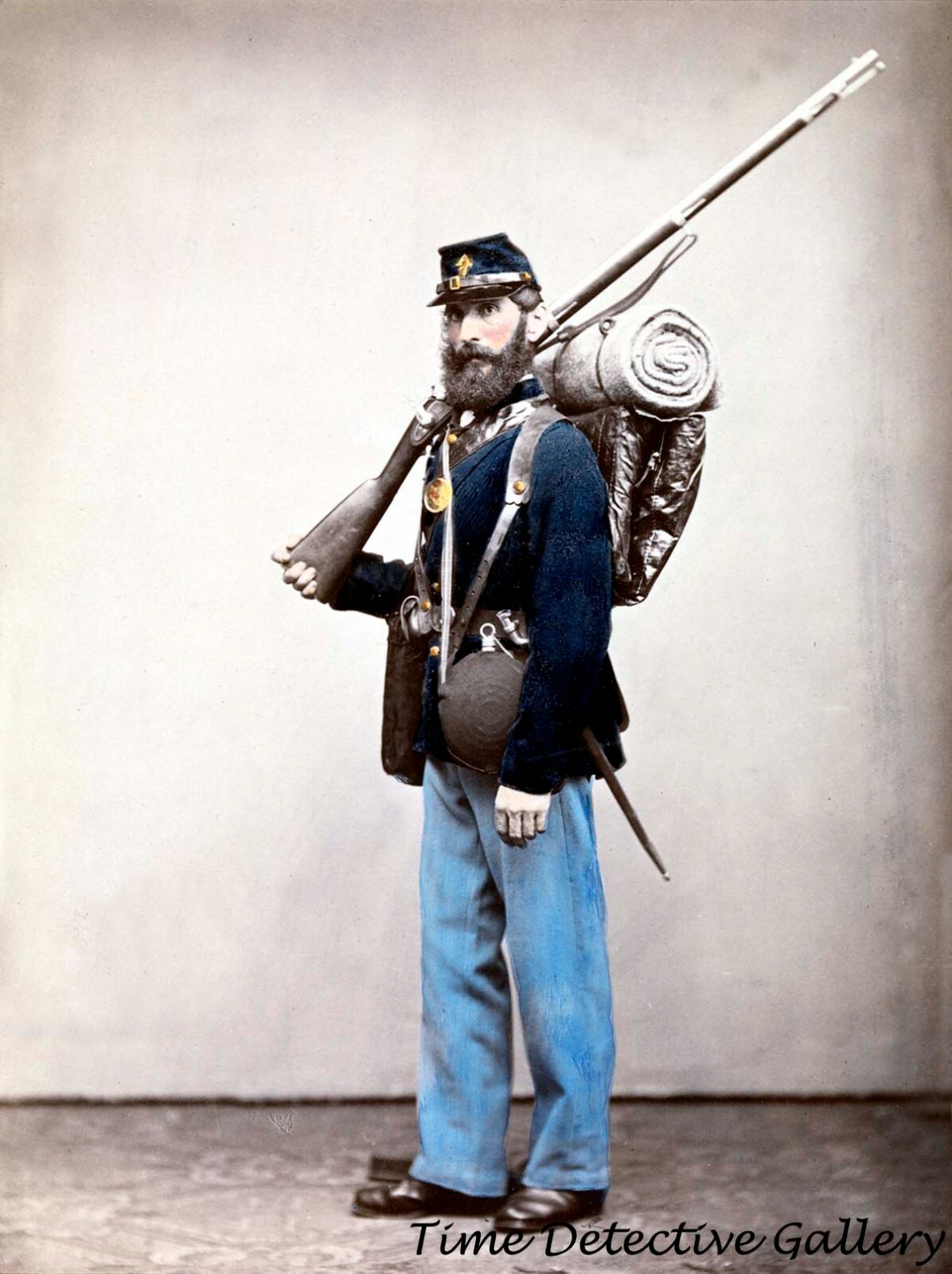A Union Soldier After the Civil War - 1866 - Historic Photo Print A Union Soldier After the Civil War - 1866 - Historic Photo Print