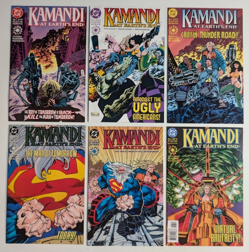 Kamandi at Earths End #1-6 Complete Series Comic Lot DC Comics 1993