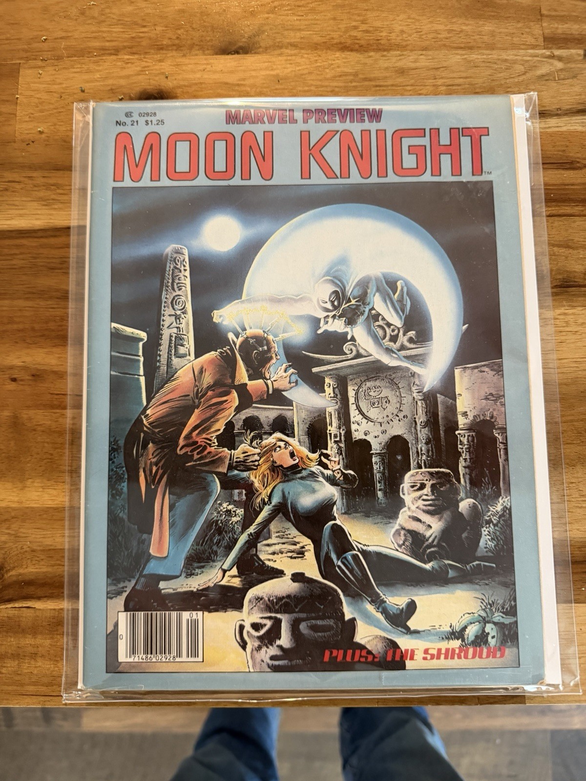 Marvel Preview #21 (Marvel Comics Spring 1980) Moon Knight VF Gorgeous Cover