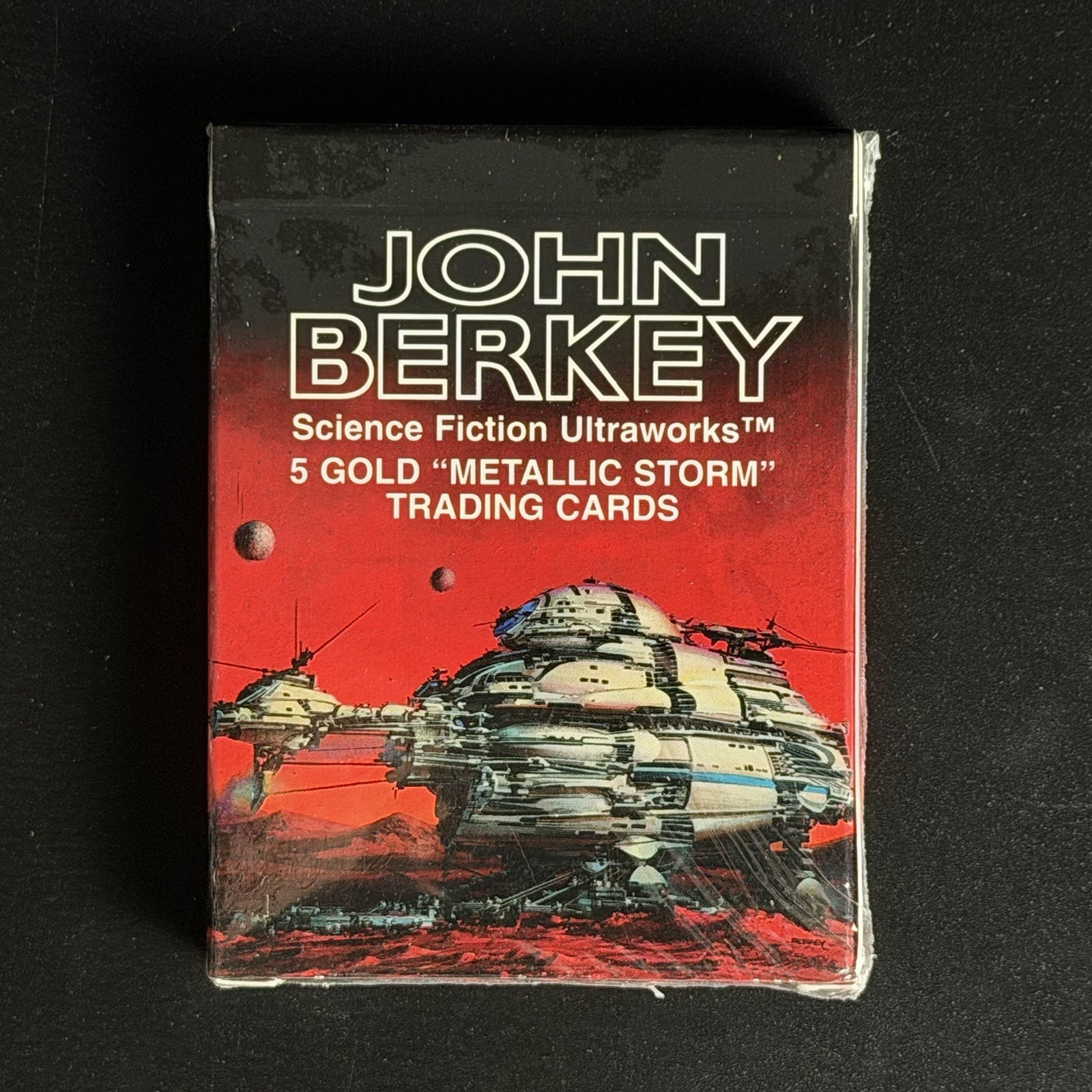 1994 John Berkey Ultraworks 5 Gold "Metallic Storm" Trading Cards New Sealed Set 1994 John Berkey Ultraworks 5 Gold "Metallic Storm" Trading Cards New Sealed Set