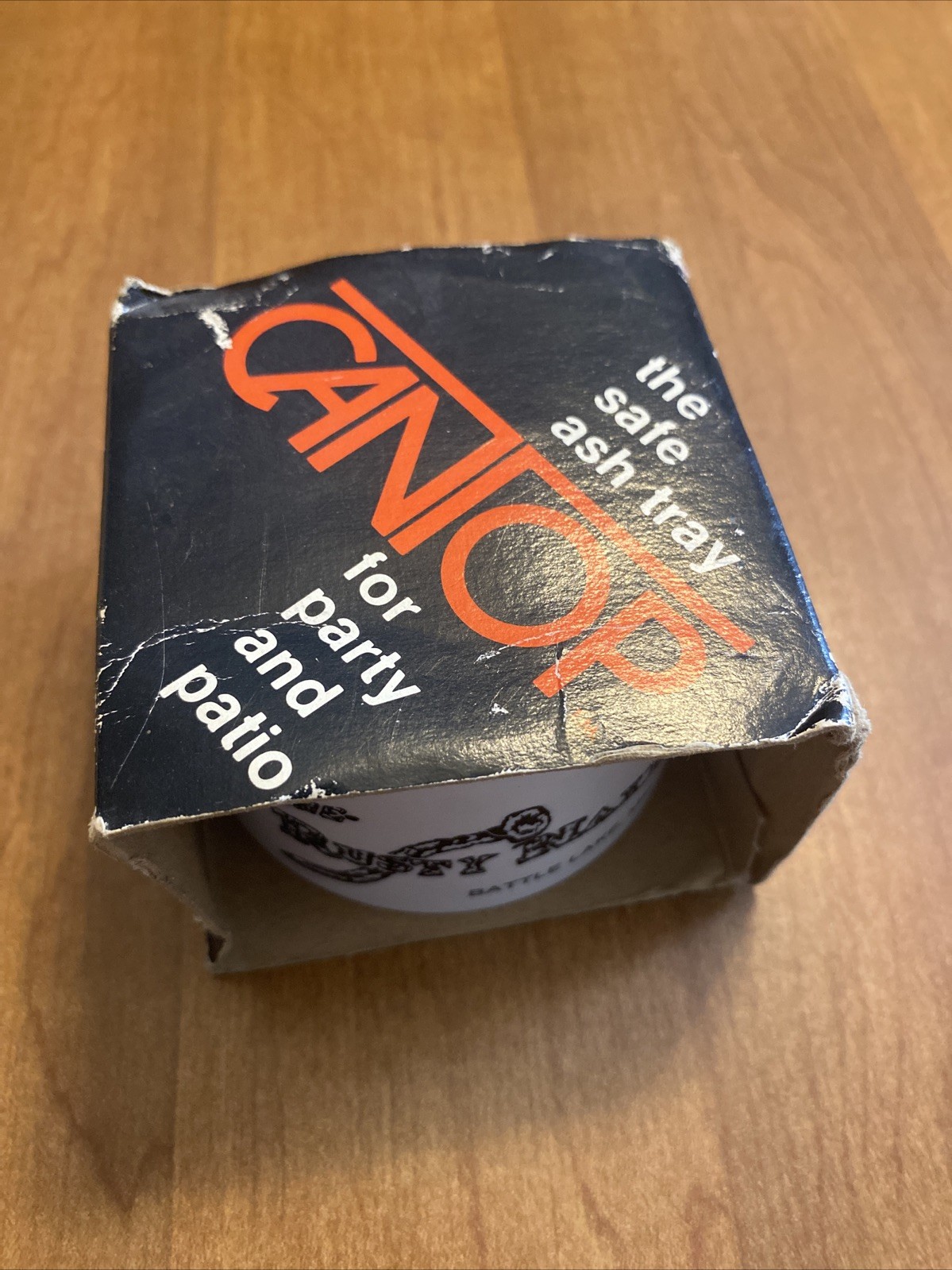 NWT Vintage Ash Tray By CanTop  Used For Businesses. “The Rusty Nail”
