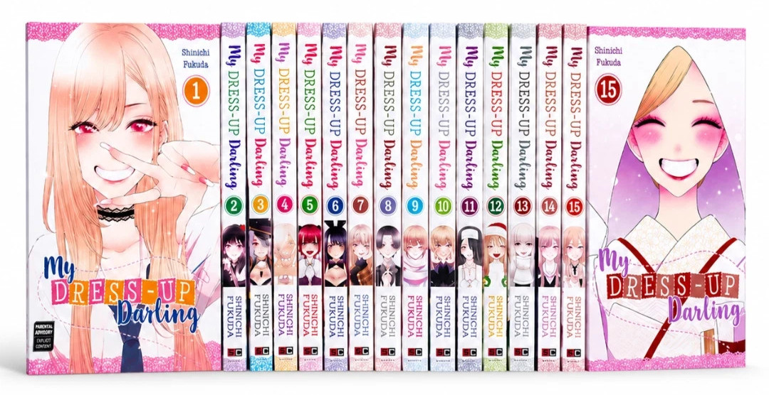 Manga My Dress-Up Darling Volume 1-15 English Full Set Comic Books New Manga My Dress-Up Darling Volume 1-15 English Full Set Comic Books New