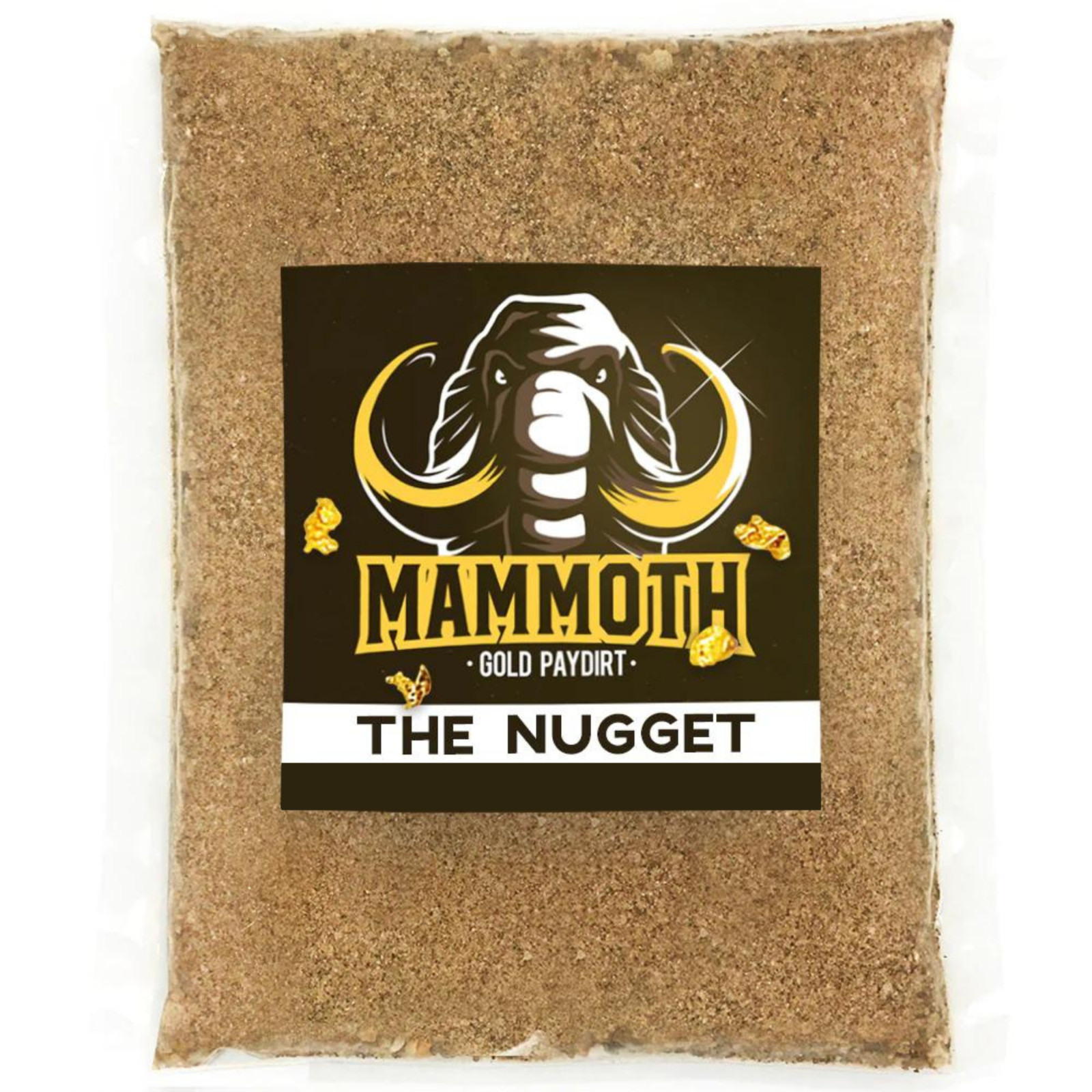 MAMMOTH Gold Panning Paydirt 'THE NUGGET' Nuggets Flakes Sluicing Treasure MAMMOTH Gold Panning Paydirt 'THE NUGGET' Nuggets Flakes Sluicing Treasure