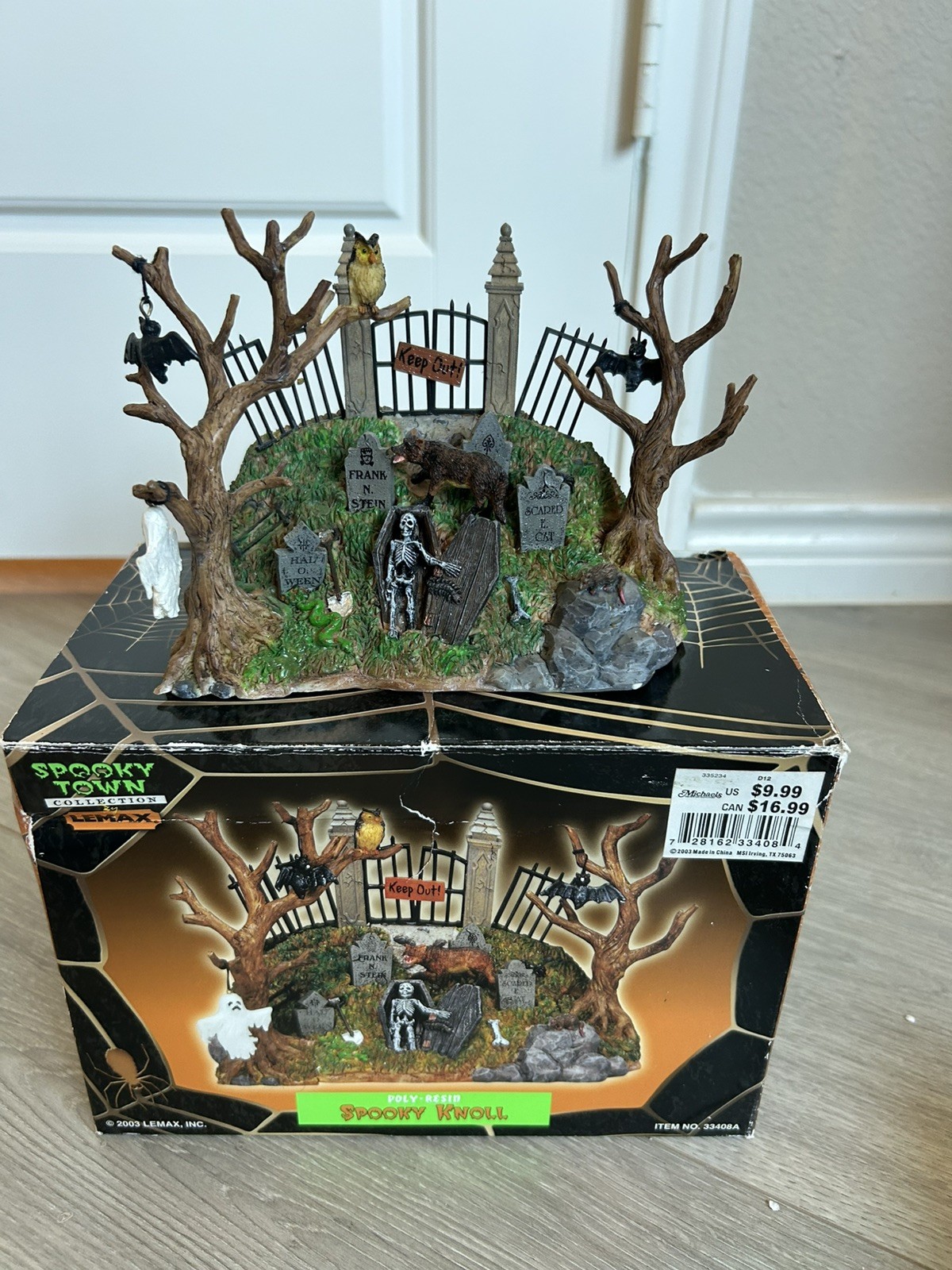 Lemax Spooky Town Halloween Spooky Knoll Vintage 2003 #33408A