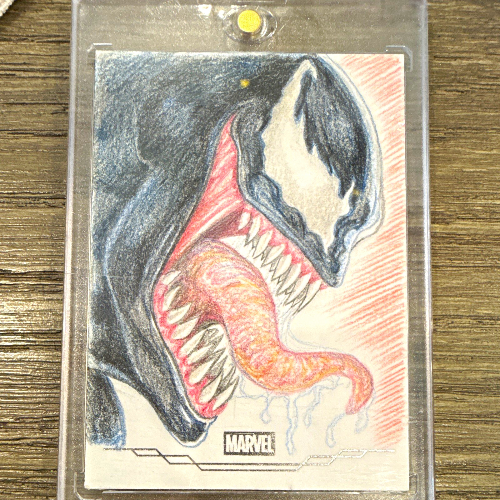 Topps 2026 Marvel Venom Sketch Card Autographed Robert Blanqas 1/1