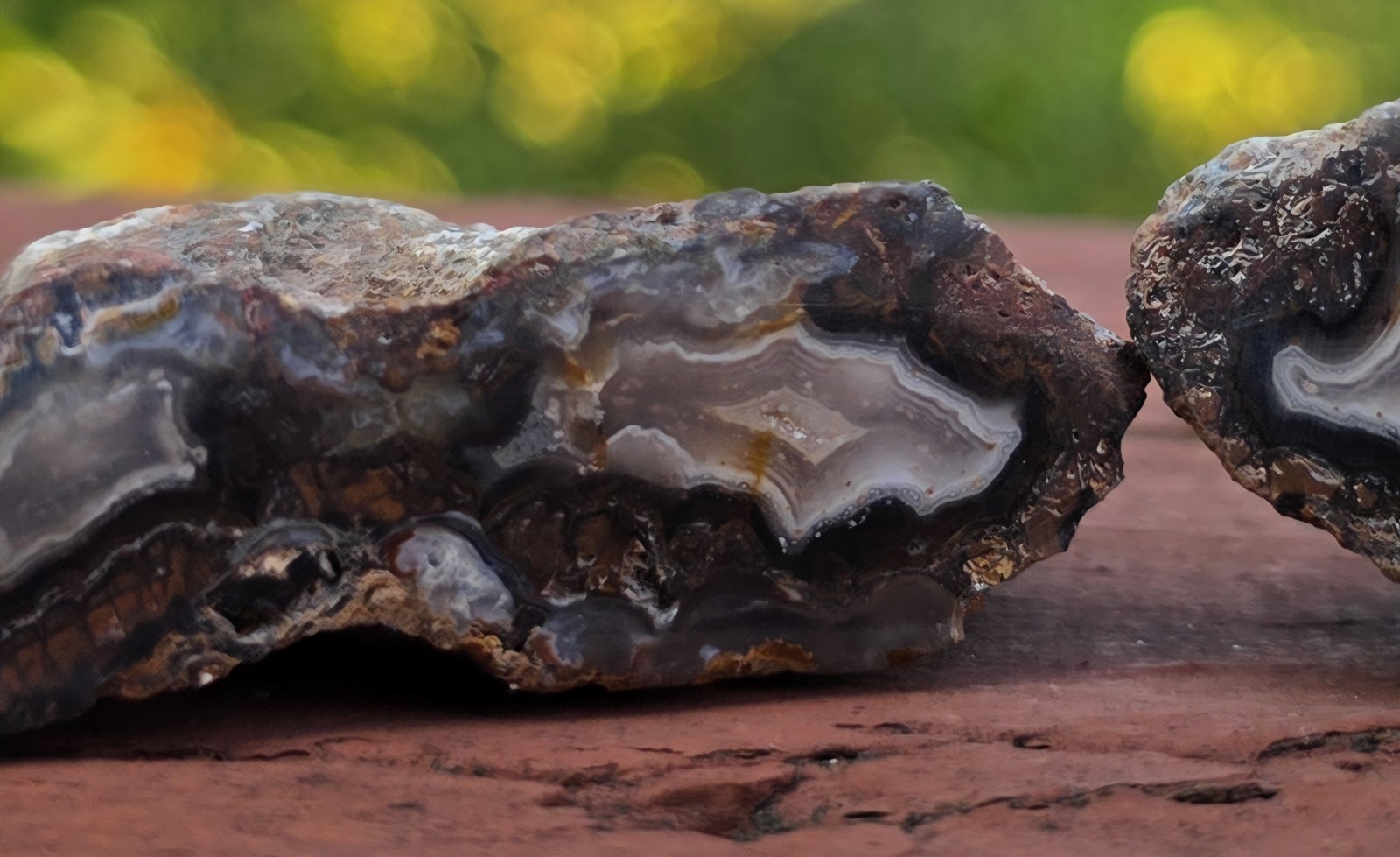 Agate Pair Picacho 59g Light Polish Agate Pair Picacho 59g Light Polish