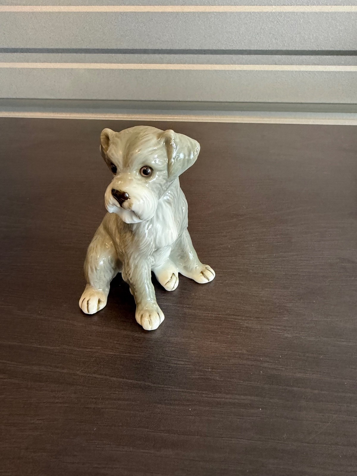 Vintage 1986 Sevilla / Homco Porcelain Schnauzer Dog Figurine (#05487/D) Vintage 1986 Sevilla / Homco Porcelain Schnauzer Dog Figurine (#05487/D)