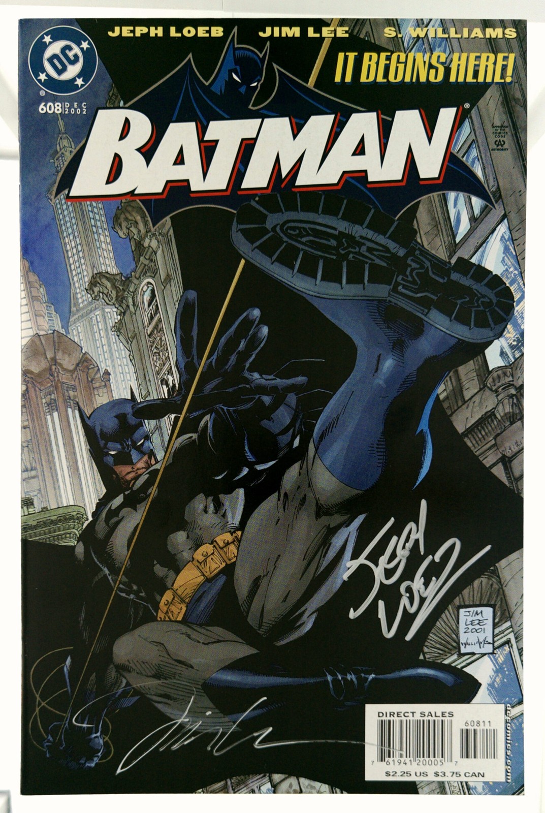 Batman #608 2002 DC Comics VF Comic Book Hush Story Signed Jeph Loeb Batman #608 2002 DC Comics VF Comic Book Hush Story Signed Jeph Loeb