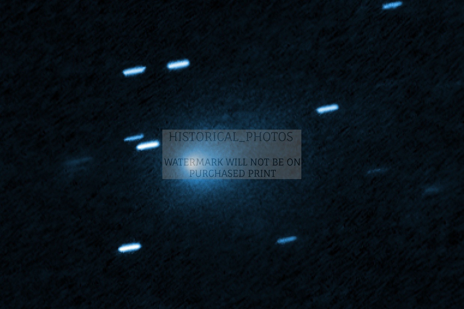 HUBBLE IMAGE INTERSTELLAR COMET 3I ATLAS DUST PLUME 4X6 POSTCARD PHOTO