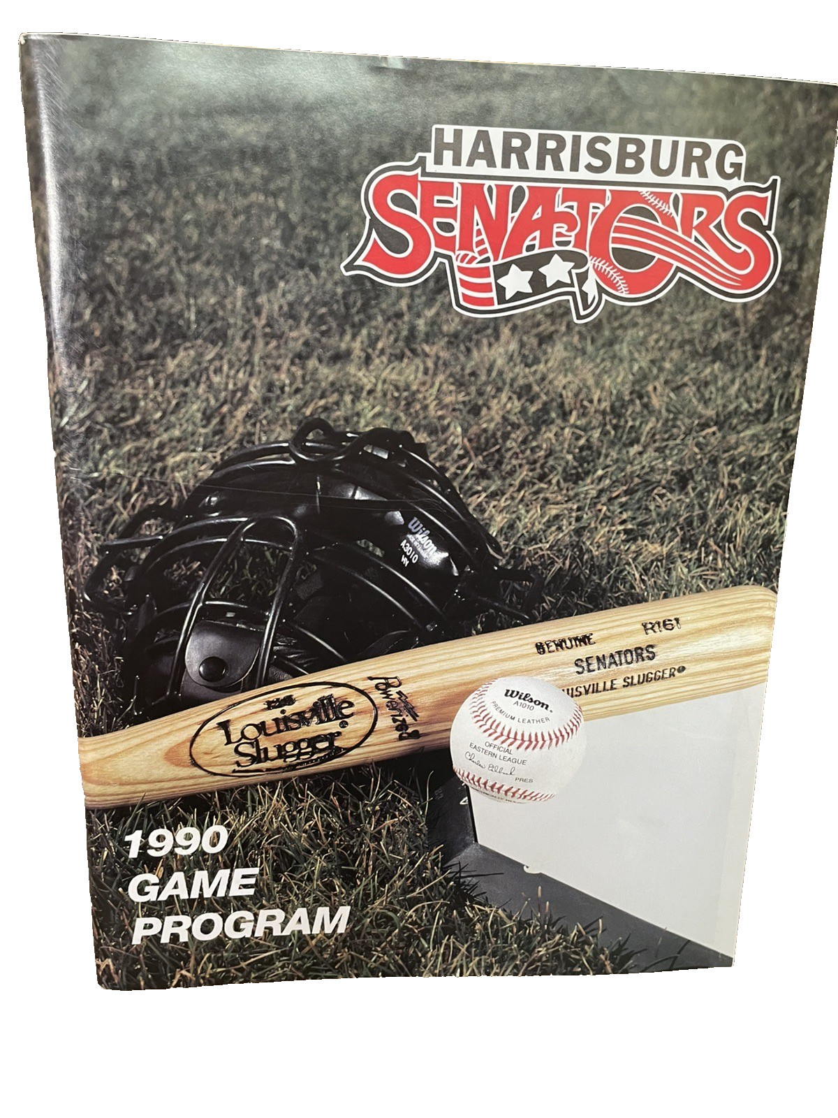 1990 Harrisburg Senators Program + insert Moises Alou Vizcaino Baseball 1990 Harrisburg Senators Program + insert Moises Alou Vizcaino Baseball
