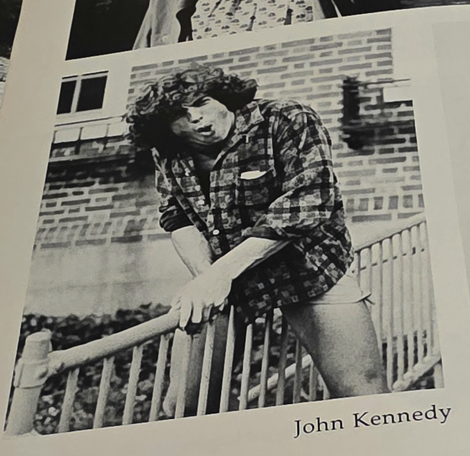 John Fitzgerald Kennedy Jr 1979 Senior High School Yearbook JFK John Fitzgerald Kennedy Jr 1979 Senior High School Yearbook JFK