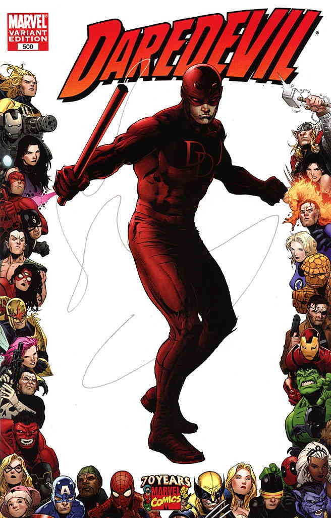 Daredevil #500B VF/NM; Marvel | Frame Variant - w/Bag+Board