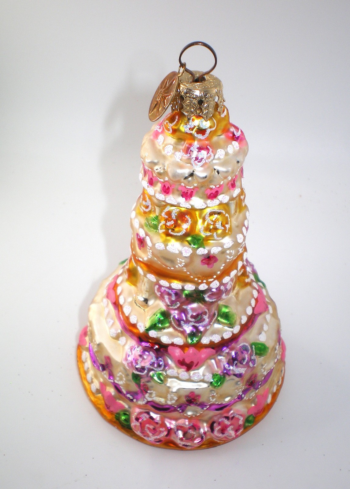 Vintage 2001 Christopher Radko BUTTERCREAM DREAM Cake Christmas Ornament 5" Vintage 2001 Christopher Radko BUTTERCREAM DREAM Cake Christmas Ornament 5"