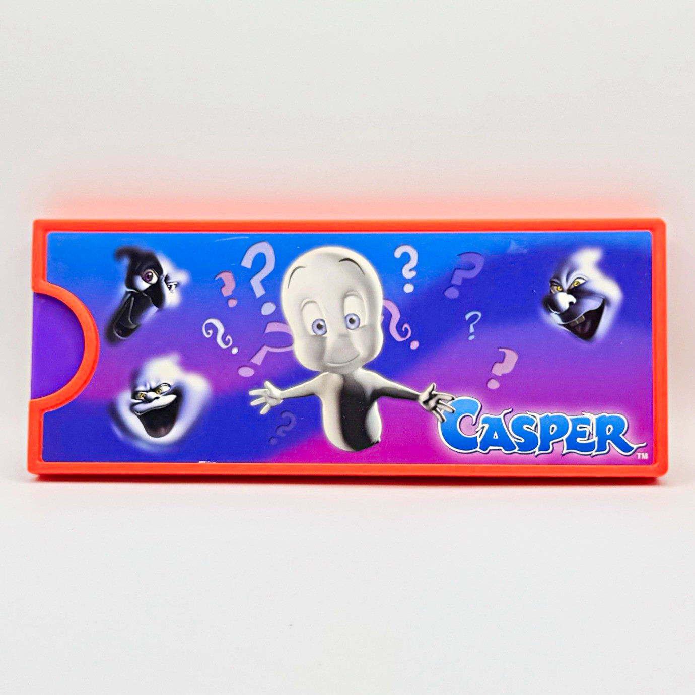 Vintage Casper The Friendly Ghost - Disappearing Casper Toy - Orange/Purple 