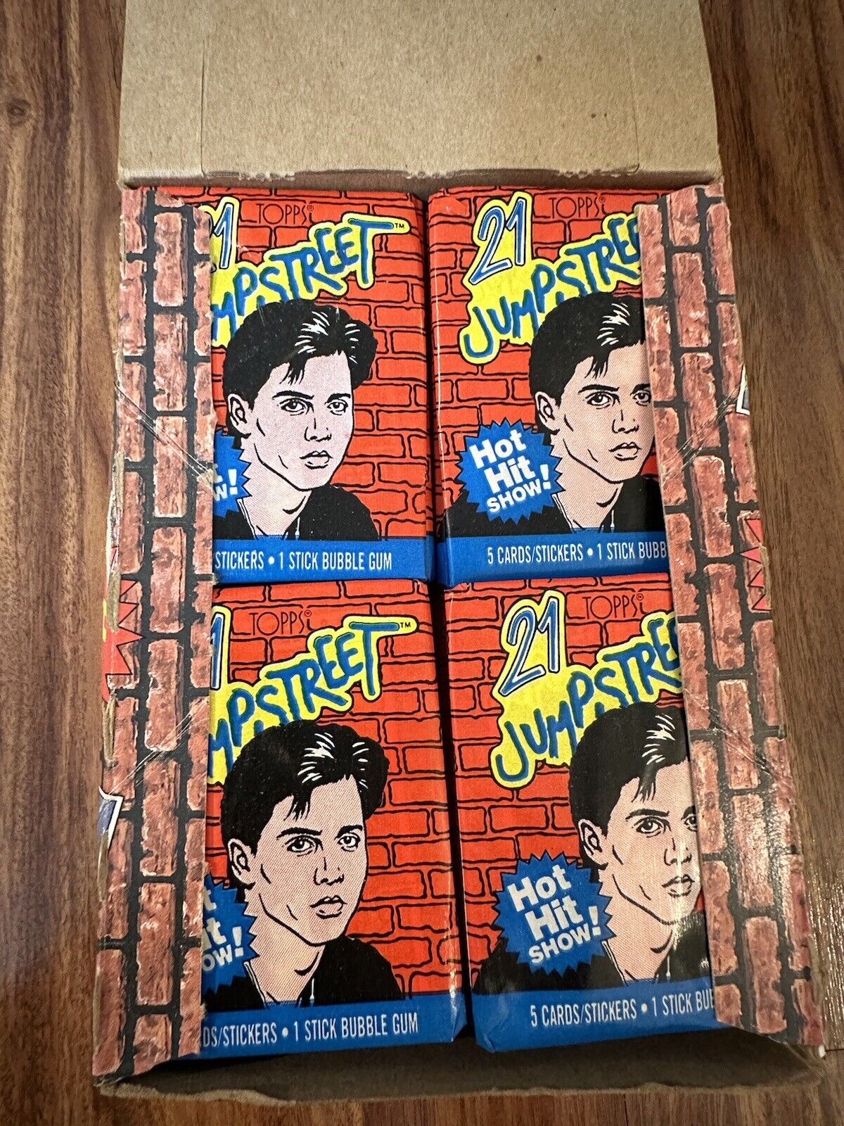 1987 Topps 21 Jump Street 48 pack box