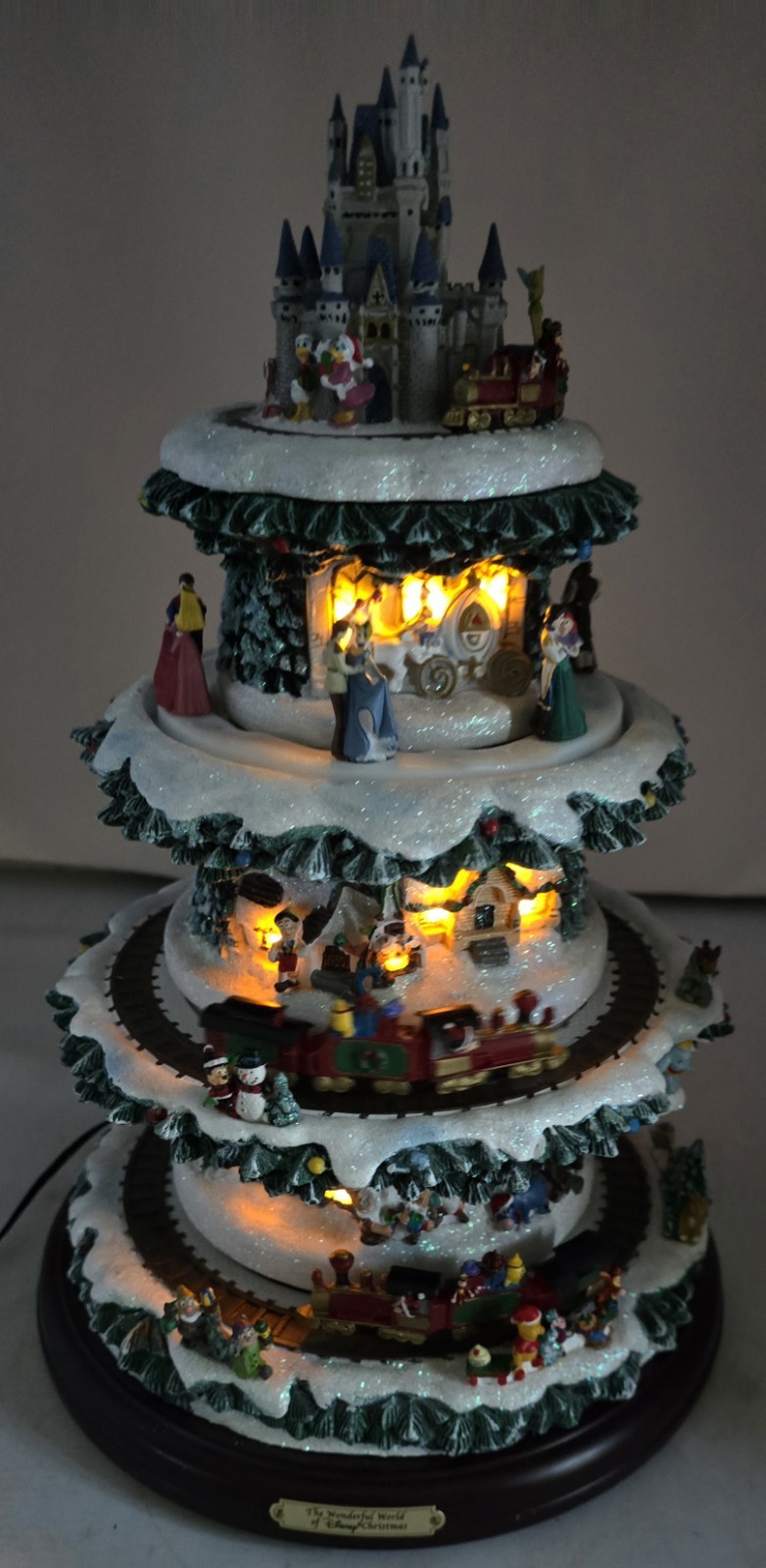 Hawthorne Village The Wonderful World of Disney Christmas Tree Animated Tabletop