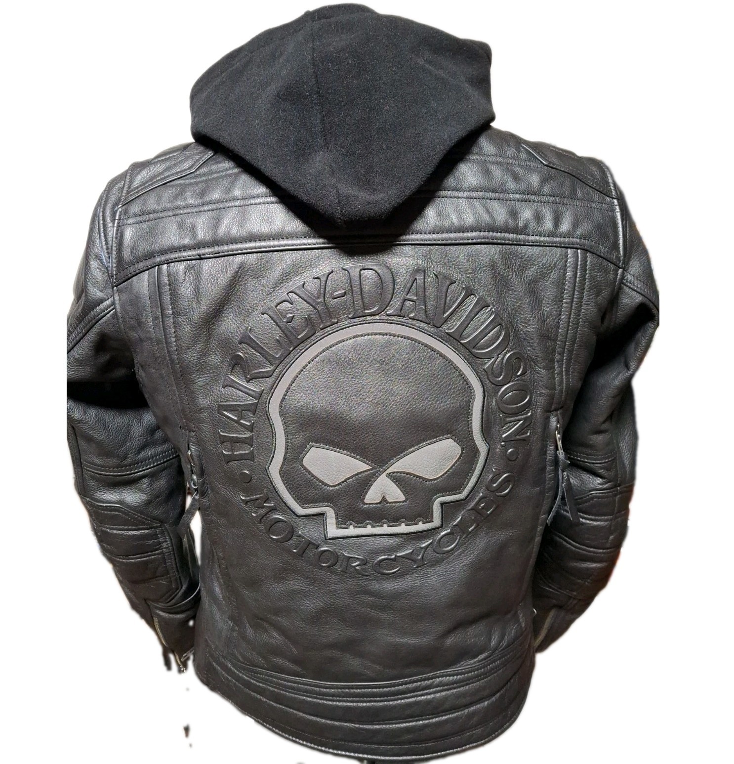 Harley-Davidson Auroral II 3-in-1 Leather Jacket Hooded Men’s Medium 98003-21VM