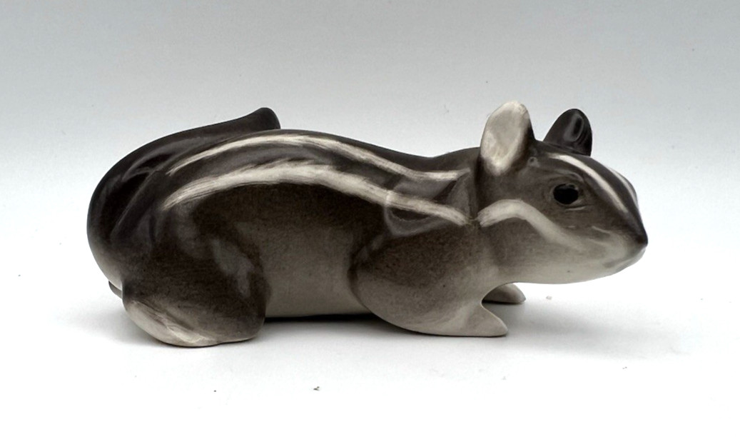 RARE Lomonosov PORCELAIN Figurine CHIPMUNK Hand Painted Made In Russia Stamped RARE Lomonosov PORCELAIN Figurine CHIPMUNK Hand Painted Made In Russia Stamped