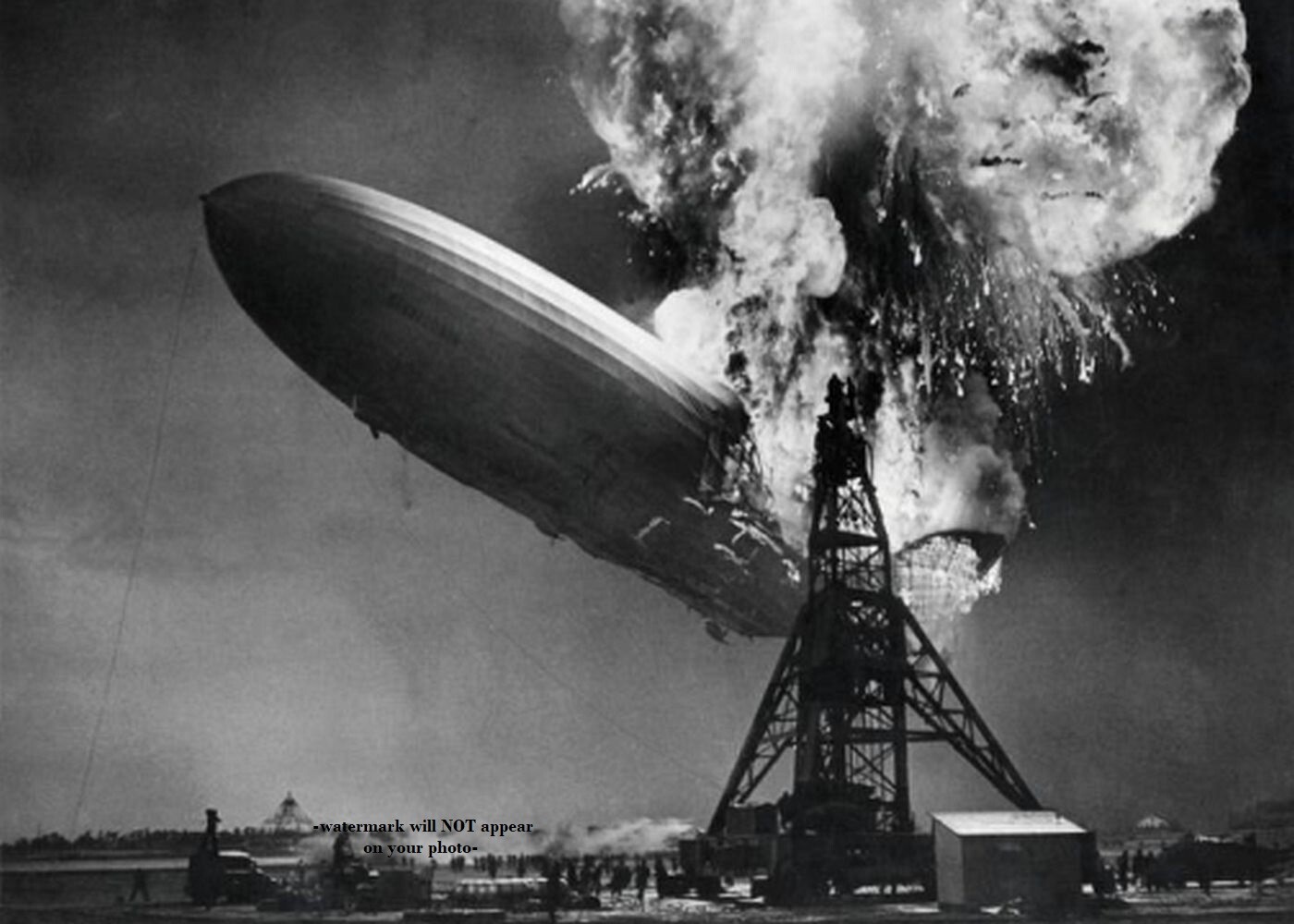1937 Hindenburg Disaster PHOTO, airship, zeppelin, Lakehurst, NJ, Germany German 1937 Hindenburg Disaster PHOTO, airship, zeppelin, Lakehurst, NJ, Germany German