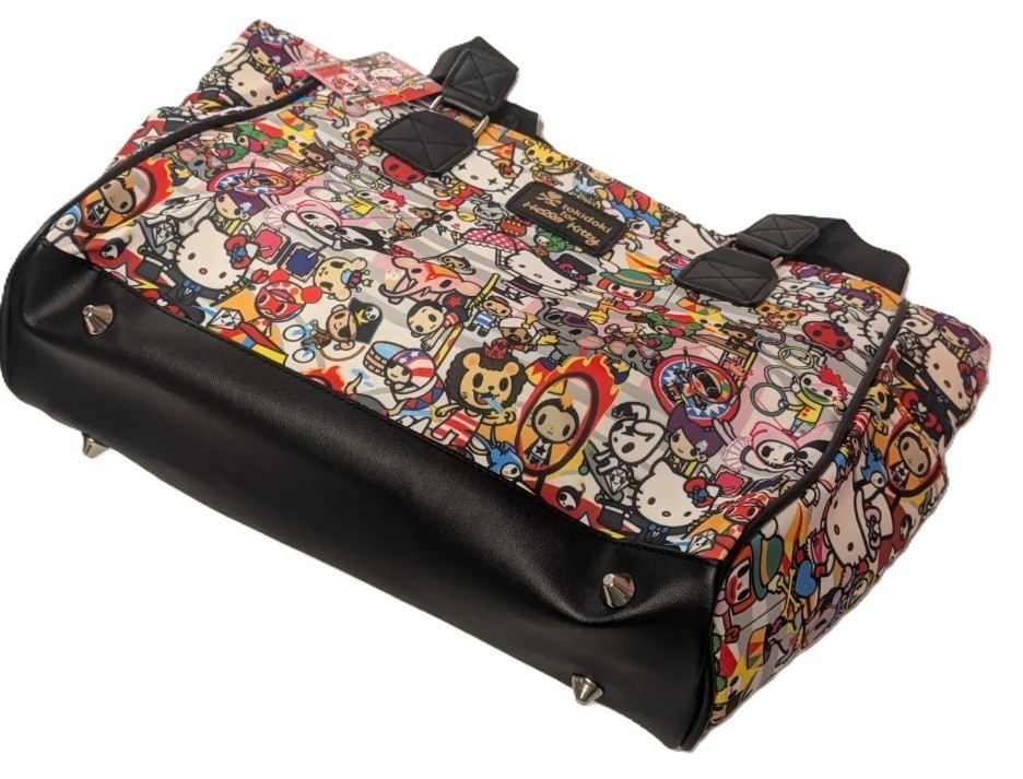 Tokidoki x Hello Kitty Circus Weekender Duffel Bag Travel Tote NWT 18"