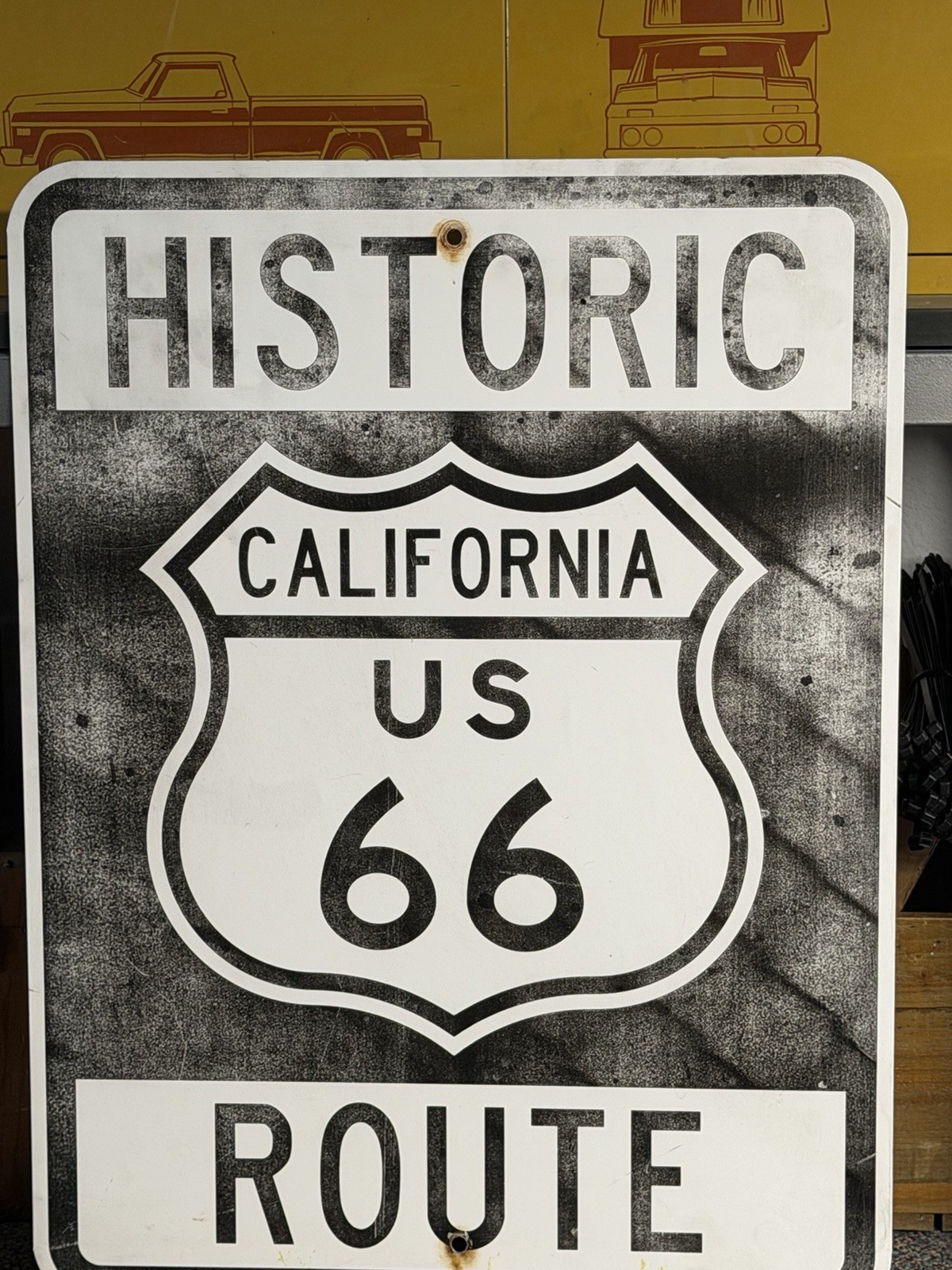 Route 66 California Vintage Metal Sign. Route 66 California Vintage Metal Sign.