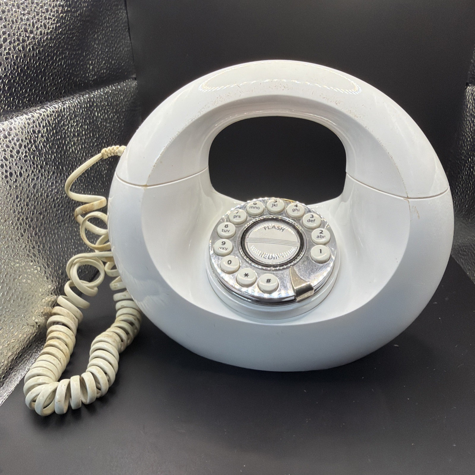 Vintage VTG Donut Phone Not Tested Retro Home Decor Vintage VTG Donut Phone Not Tested Retro Home Decor