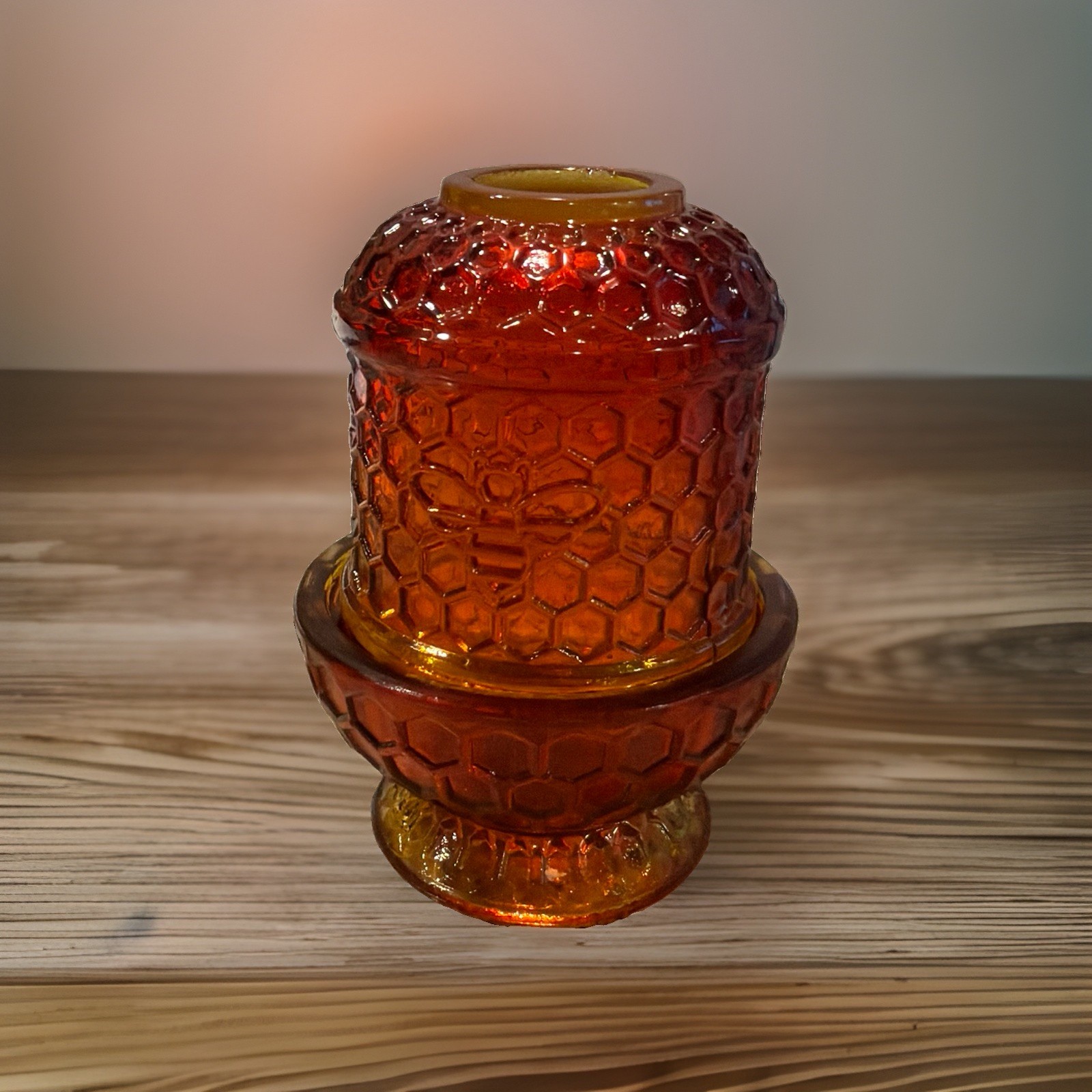 Beehive Treasures Honeycomb Fairy Lamp in Sunfire Mist NIB Beehive Treasures Honeycomb Fairy Lamp in Sunfire Mist NIB