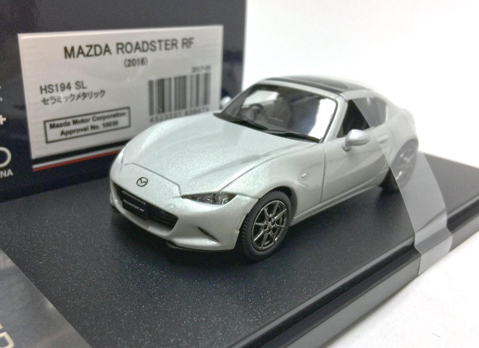 po HI STORY HS194SL MAZDA ROADSTER RF 2016 MX-5 MIATA 1/43 scale model car po HI STORY HS194SL MAZDA ROADSTER RF 2016 MX-5 MIATA 1/43 scale model car