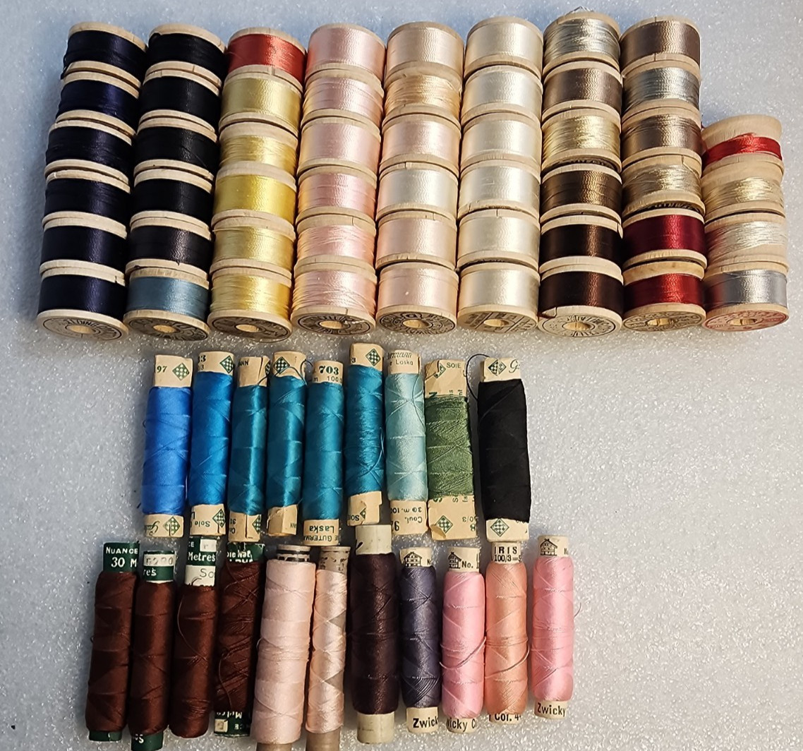 Lot of 72 Vtg Belding Corticelli* & Others Spools Silk Thread Size D New/Used Lot of 72 Vtg Belding Corticelli* & Others Spools Silk Thread Size D New/Used