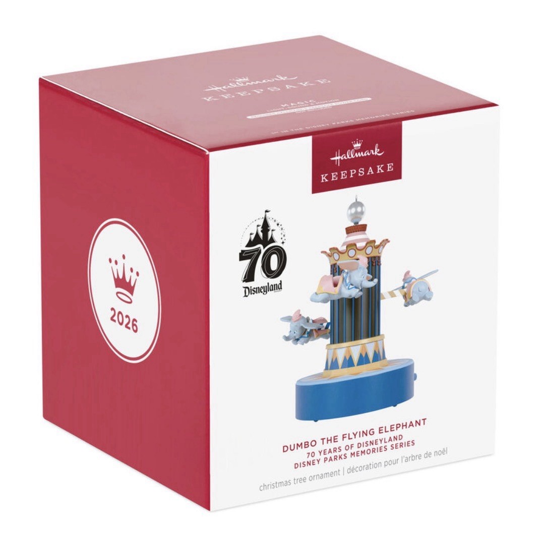 2026 Hallmark Ornament Dumbo the Flying Elephant Disneyland Disney Parks Series 2026 Hallmark Ornament Dumbo the Flying Elephant Disneyland Disney Parks Series