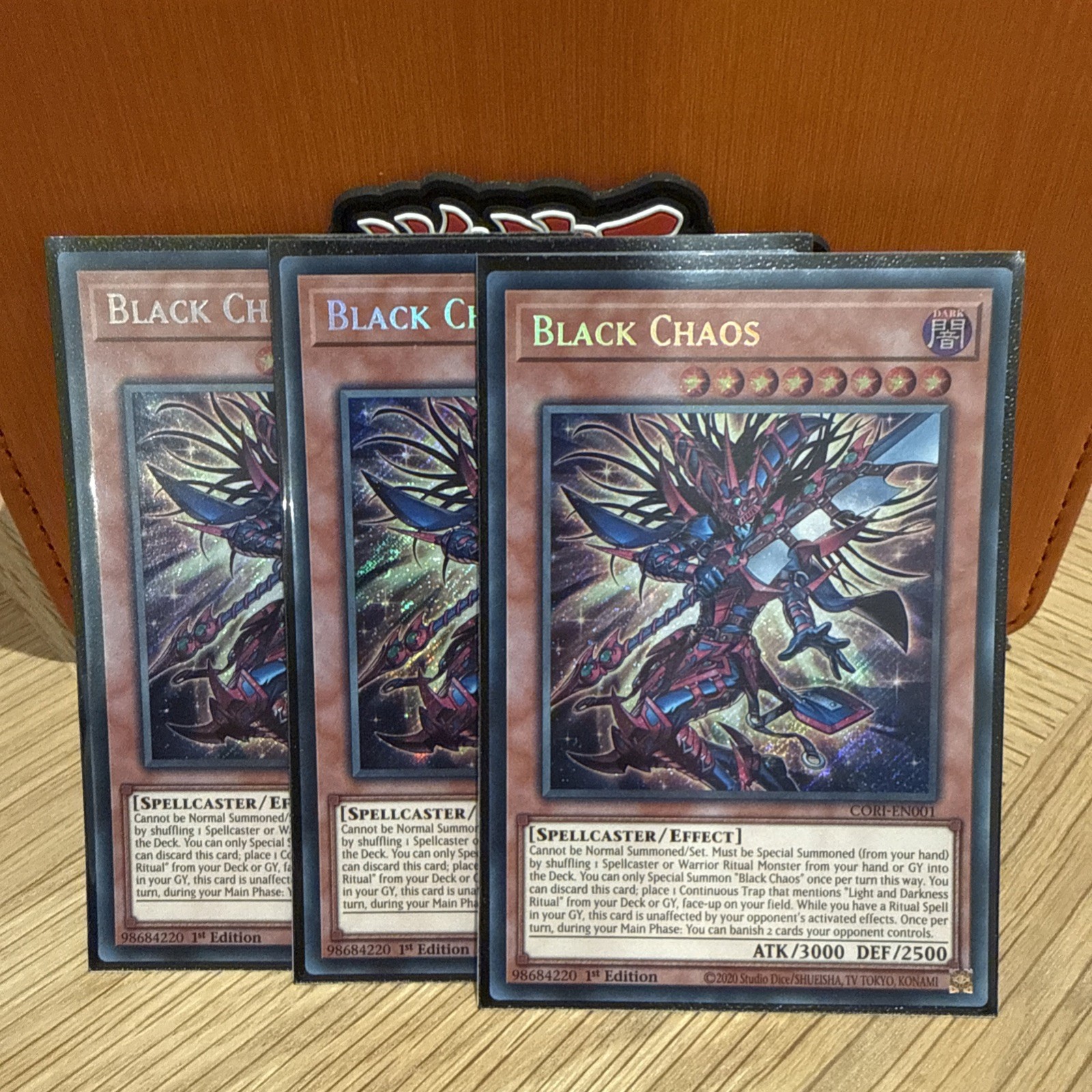 Black Chaos CORI-EN001 Secret Rare 1st Edition Near Mint Black Chaos CORI-EN001 Secret Rare 1st Edition Near Mint