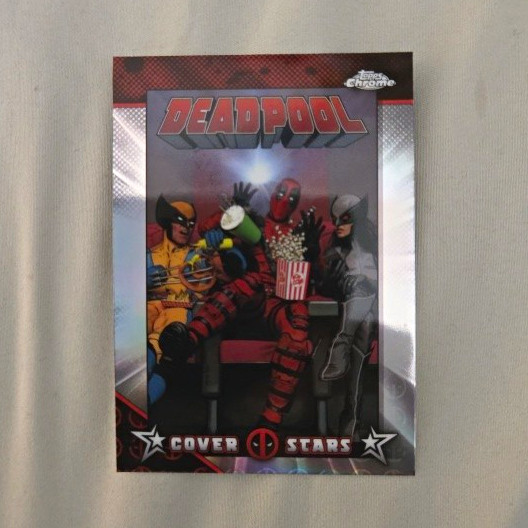 Topps 2024 Chrome Deadpool Cover Stars Insert Deadpool Wolverine #CS-1 Topps 2024 Chrome Deadpool Cover Stars Insert Deadpool Wolverine #CS-1