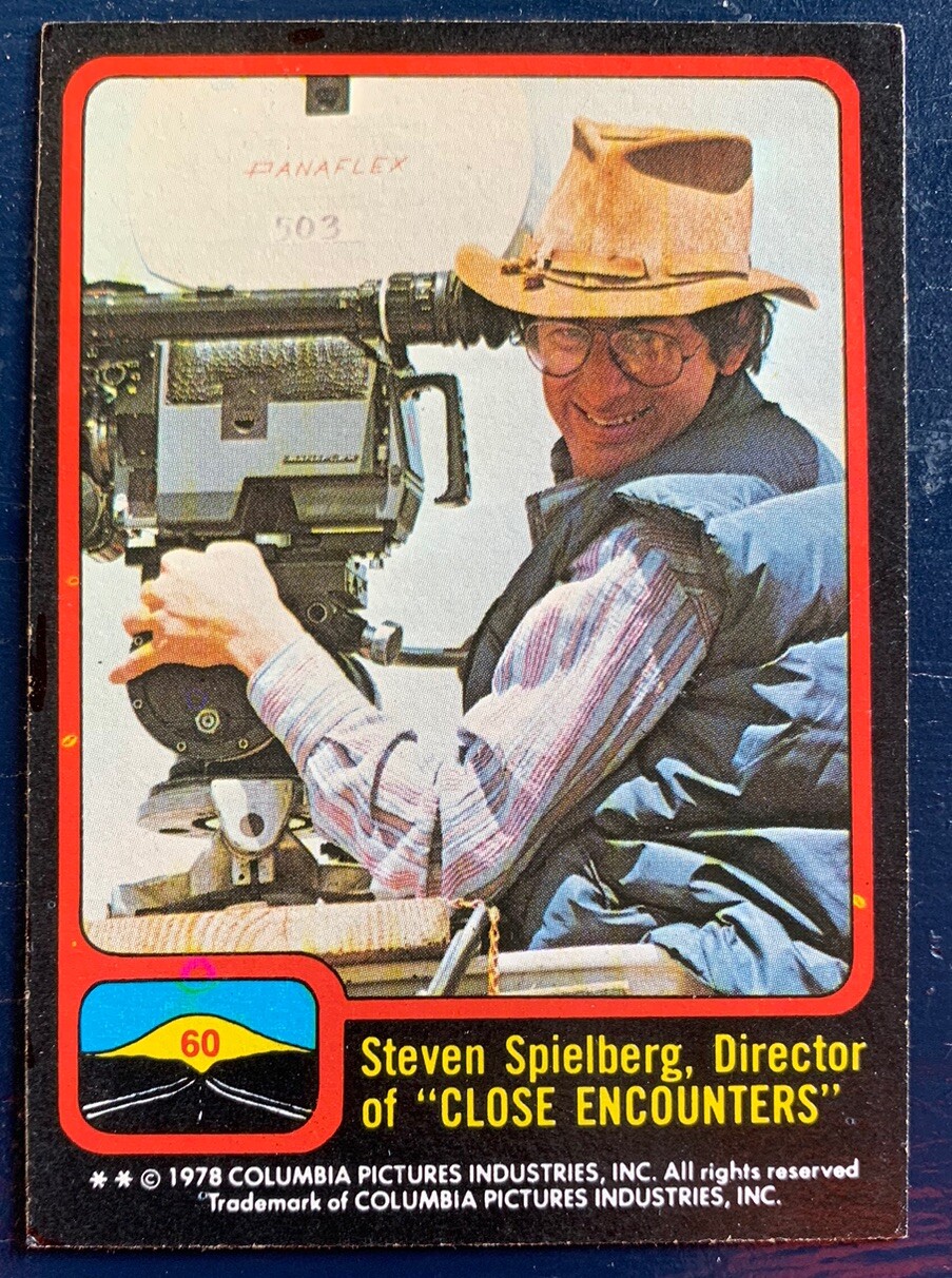 Close Encounters 3rd Kind #60 Topps 1978 Steven Spielberg NrMt Rookie Card Sharp Close Encounters 3rd Kind #60 Topps 1978 Steven Spielberg NrMt Rookie Card Sharp