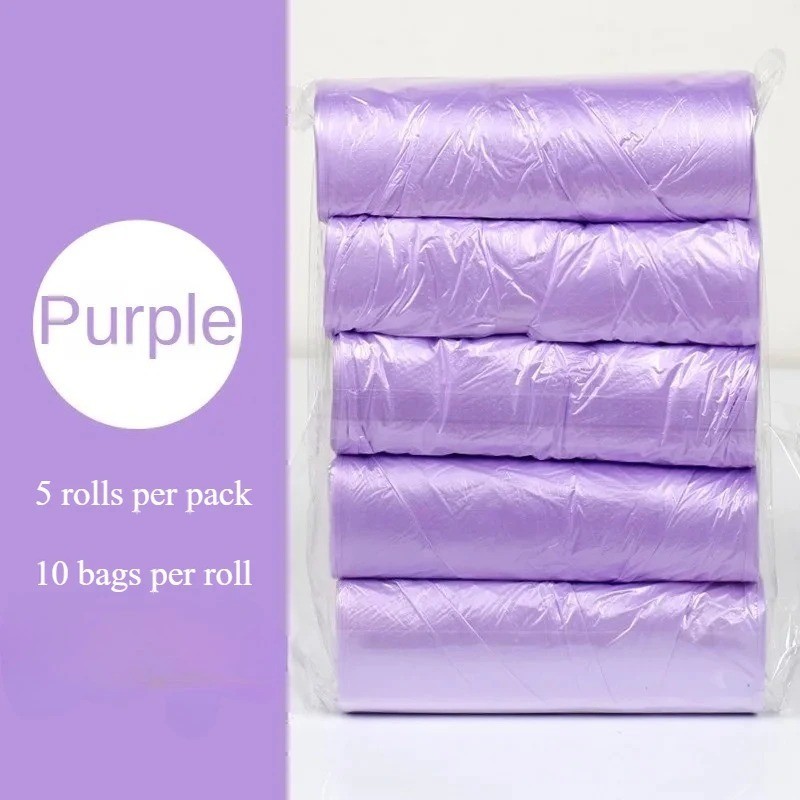 5 Rolls/pack Garbage Bags Household Storage Clear Roll Disposable Waste Trash 5 Rolls/pack Garbage Bags Household Storage Clear Roll Disposable Waste Trash