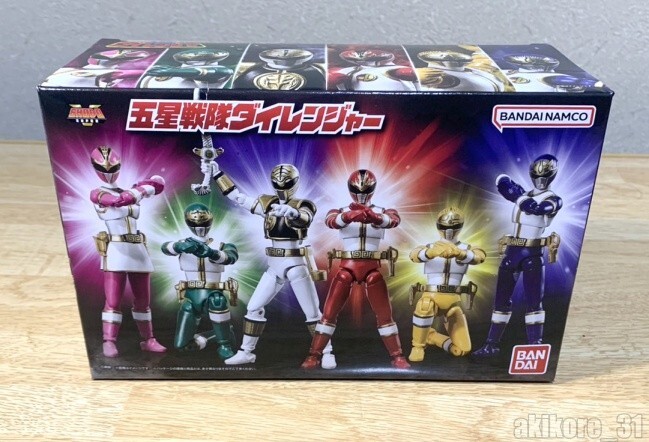 SHODO SUPER Gosei Sentai Dairanger Trading Figure Premium Bandai